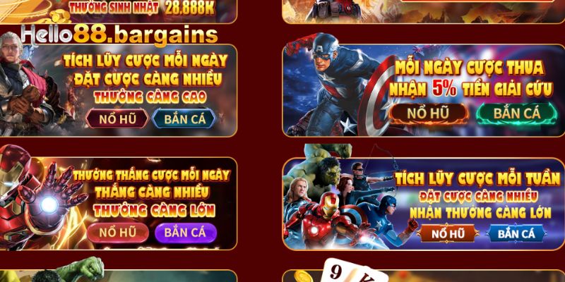 Bắn cá Hello88: Săn cá đại dương trùng ngàn quà khủng 4 Thành viên không thể bỏ lỡ khuyến mãi dành riêng cho người chơi bắn cá